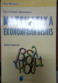 Cara Mudah Memahami Matematika Ekonomi dan Bisnis